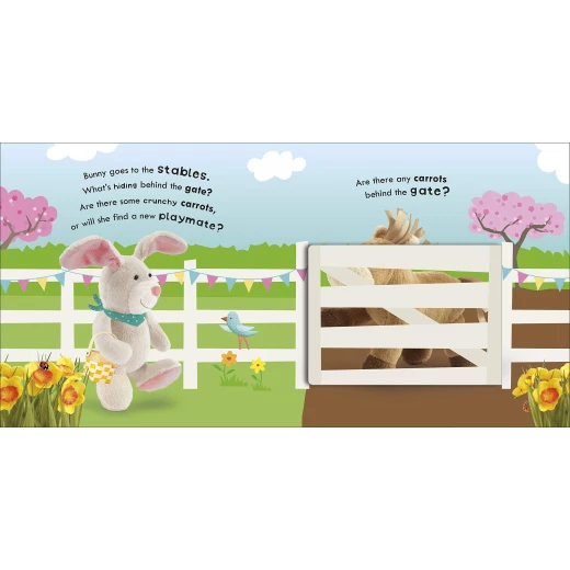 كتاب دي كيه Crunch Munch Bunny التفاعلي: كتاب تعليمي مبكر مع فتحة و صوت للأطفال الصغار - كتب دي كاي - Image 2