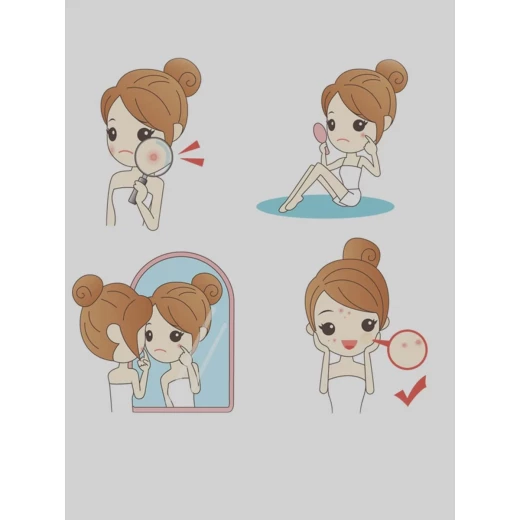 لزقات بتصميم دائرة للوجه لحَب الشباب ،  ورقة واحدة بعدة لزقات - Image 6