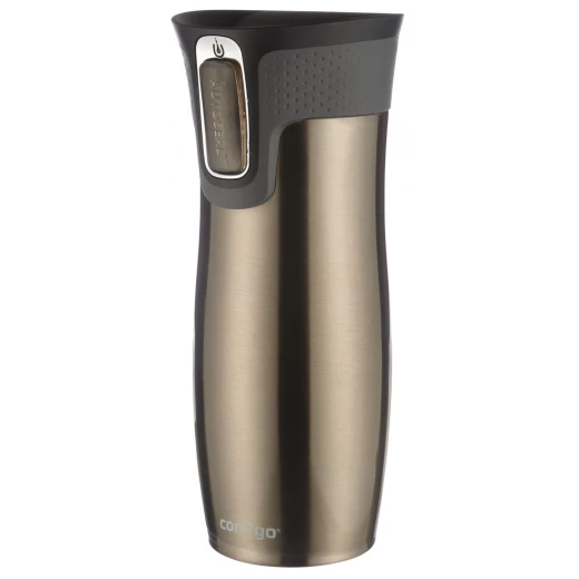 Contigo Autoseal West Loop Vacuum Insulated Stainless Steel Travel Mug 470 ml, Brown Contigo Autoseal West Loop Vacuum Insulated Stainless Steel Travel Mug 470 ml, Brown