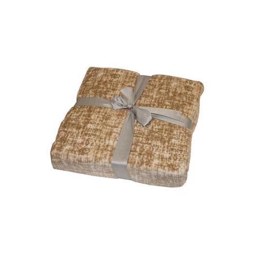 Nova Home Fleece Granite Warm & Soft Printed Flannel  Blanket, King Size, Beige Color - Nova Home - Image 2