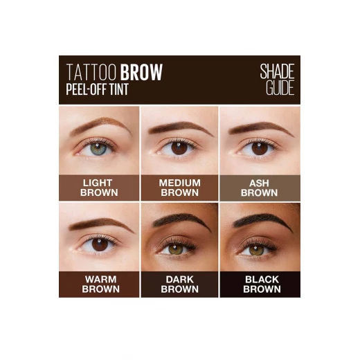 جل الحاجب، ضد الماء، بلون بني متوسط من مايبيلين - Maybelline - Image 3