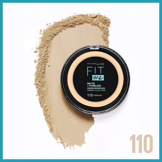 ميبيلين نيويورك بودرة فيت مي مات اند بورليس ، 110 بورسلين - Maybelline - Image 6