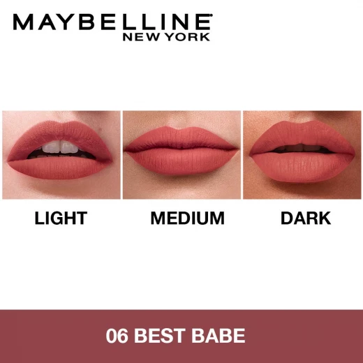 Maybelline New York- Sensational Liquid Matte Lipstick, Number 06 - Maybelline - Image 3