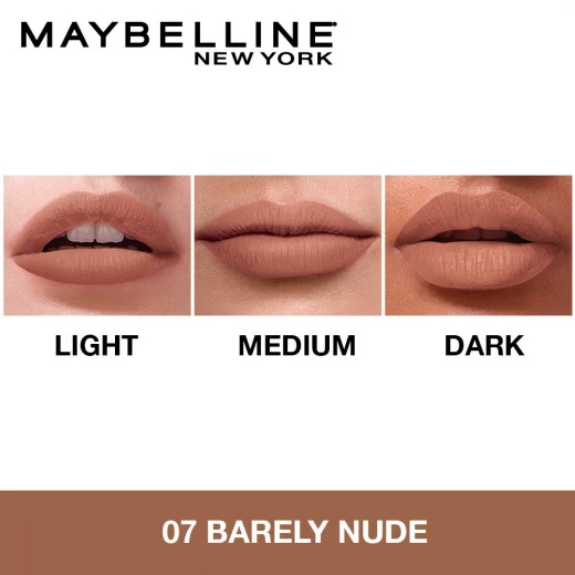 احمر شفاه غير لامع، درجة رقم 07 من مايبيلين - Maybelline - Image 2