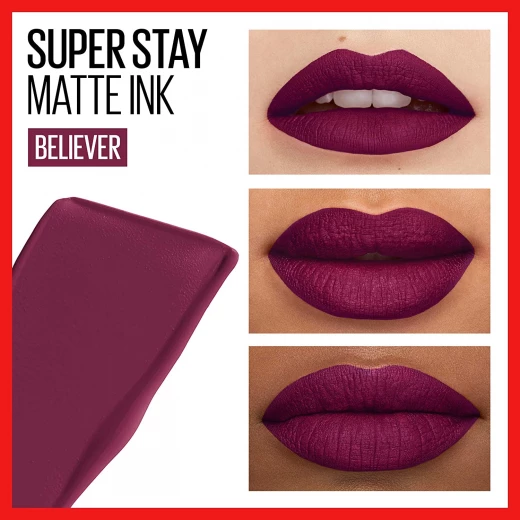 احمر شفاه سائل غير لامع، رقم 40 من مايبيلين - Maybelline - Image 3