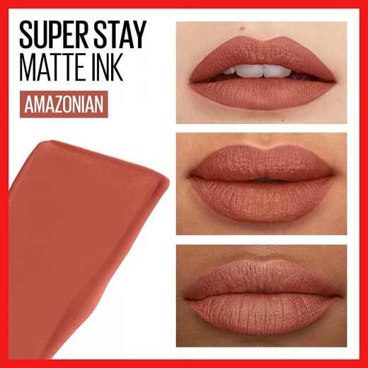 ميبيلين نيويورك روج احمر شفاه سوبرستاي مات انك 70 سيدكتريس - Maybelline - Image 5
