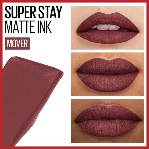 احمر شفاه سائل غير لامع، رقم 160 من مايبيلين - Maybelline - Image 5