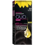 Garnier Olia No Ammonia Permanent Brilliant Color Oil-Rich Permanent Hair Color 3.0 Soft Black 209g - Garnier