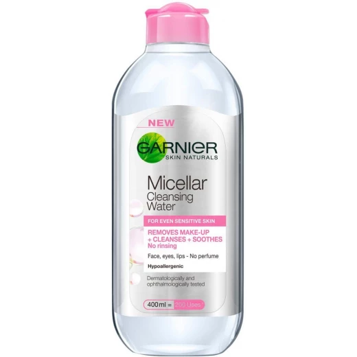 Garnier Micellar Cleansing Water for Sensitive Skin 400ml Gentle Makeup Remover Face Cleanser Garnier Micellar Cleansing Water for Sensitive Skin 400ml Gentle Makeup Remover Face Cleanser