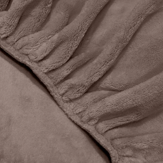Nova home warmfit winter microfleece fitted sheet set moka king/super king - Nova Home - Image 7