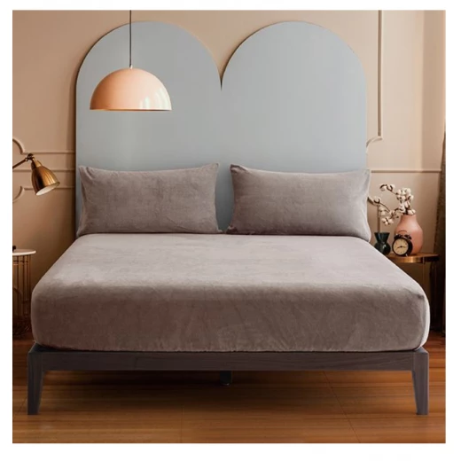 Nova home warmfit winter microfleece fitted sheet set moka king/super king Nova home warmfit winter microfleece fitted sheet set moka king/super king