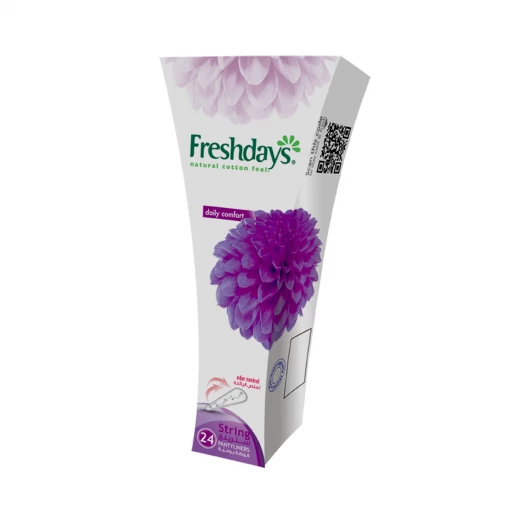 Freshdays Daily Comfort String Pantyliners, 24-Piece Freshdays Daily Comfort String Pantyliners, 24-Piece