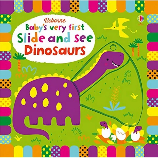 Baby's Very First Slide and See Dinosaurs, 10 صفحات Baby's Very First Slide and See Dinosaurs, 10 صفحات
