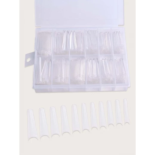 Clear Fake Nail, 240 Pieces - Image 4