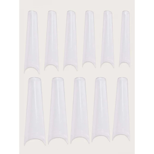 Clear Fake Nail, 240 Pieces - Image 2