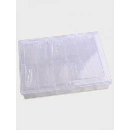 Clear Fake Nail, 240 Pieces - Image 3