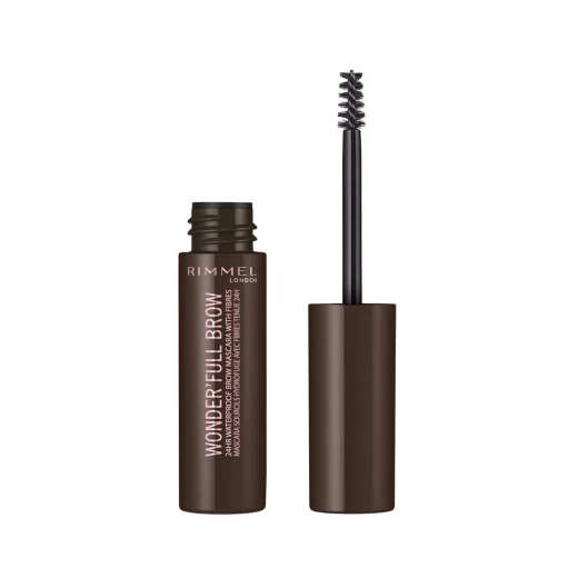 Rimmel London Wonderful Brow Gel 003 Dark Waterproof Eyebrow Enhancer with Collagen & Biotin 4.5ml Volume: Long Lasting Definition & Fuller Brows, Up to 24 Hours Wear Rimmel London Wonderful Brow Gel 003 Dark Waterproof Eyebrow Enhancer with Collagen & Biotin 4.5ml Volume: Long Lasting Definition & Fuller Brows, Up to 24 Hours Wear