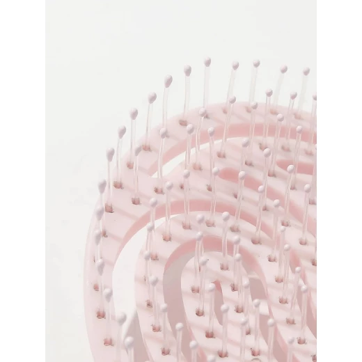 فرشاة شعر بلاستيكية  للأطفال ، بتصميم دائري - Image 3