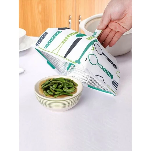 غطاء طعام معزول قابل للطي ، لون عشوائي ، قطعة واحدة - Image 4
