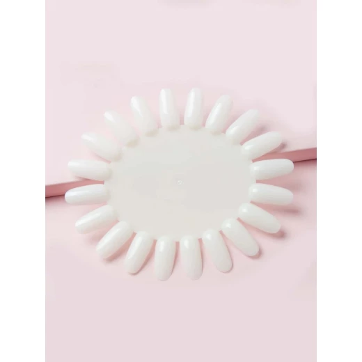 بطاقة عرض طلاء الأظافر البلاستيكية ، باللون بيج - Image 5