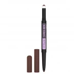 Maybelline New York Express Brow 2-In-1 Pencil and Powder Eyebrow Makeup, Black Brown, 1 Count - Maybelline