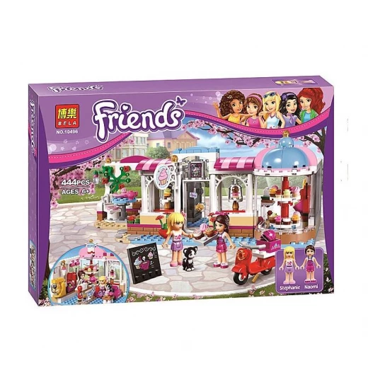 Bela Cities Heart lake Cupcake Café Building Blocks Bricks, 44 Pieces Bela Cities Heart lake Cupcake Café Building Blocks Bricks, 44 Pieces