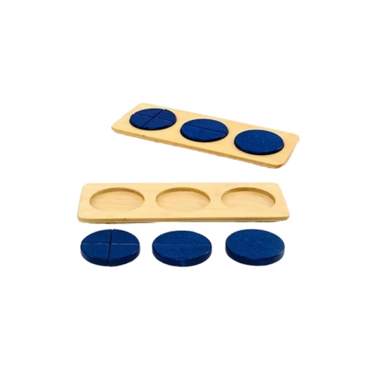 Edu Fun Circles Game, Blue Color Edu Fun Circles Game, Blue Color