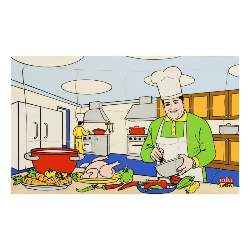 Edu Fun I Want To Be Cooker Puzzle - Edu Fun