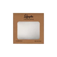 Lafayette Satin Pillowcase for Hair and Skin Queen Maroon 2 Pack, White