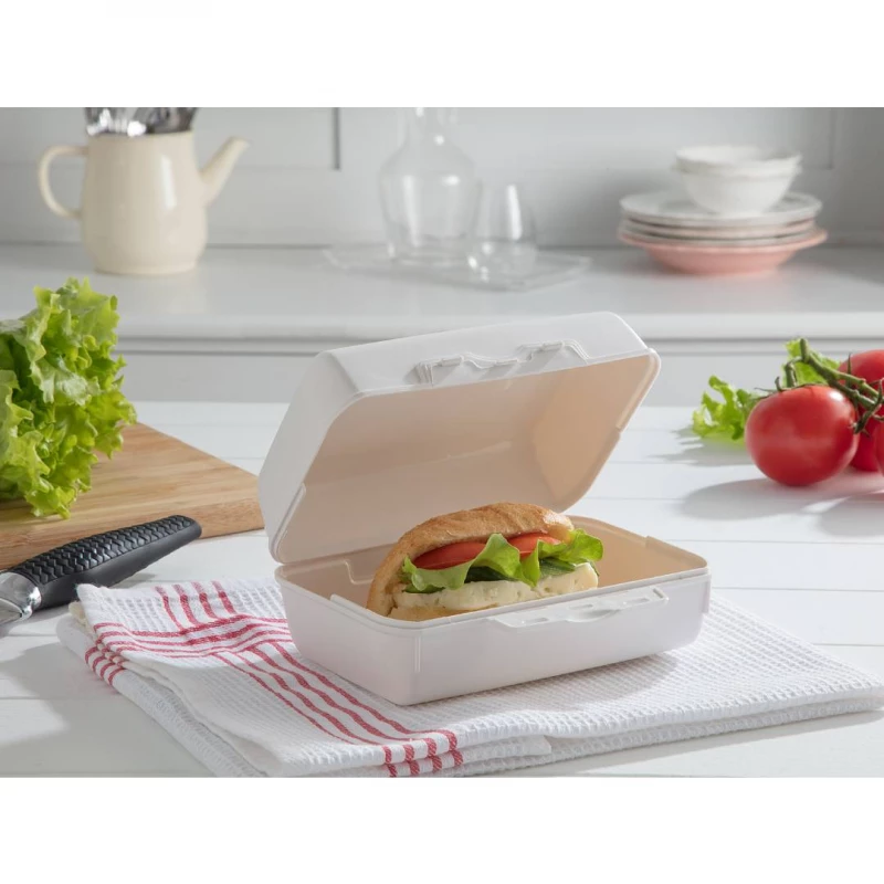 Madam Coco Yvonna Large Lunch Box -Soft Ecru - Madame COCO