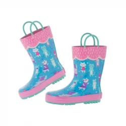 Stephen Joseph AOP Rainboots, Cats, Size 9