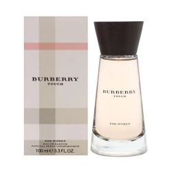 عطر بربري تاتش أو دو بارفان للنساء عطر زهري 100 مل رائحة تدوم طويلاً مع توت العليق والياسمين وخشب الأرز