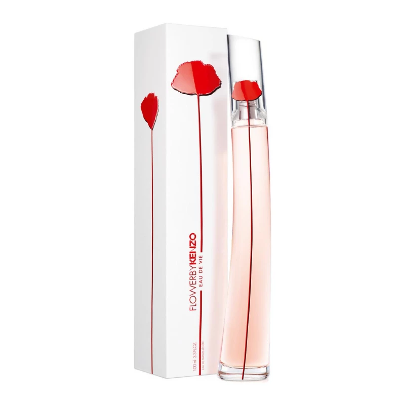 Kenzo Flower Eau de Vie 100ml Eau de Parfum for Women Floral Fragrance with Ginger and Orange Blossom - Kenzo