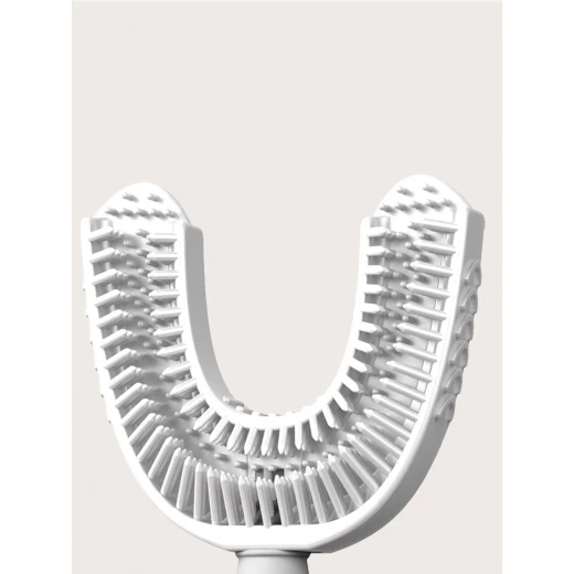 للأطفال، اللون الأزرق U فرشاة أسنان الكترونية على شكل حرف - Image 4