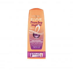 L'Oreal Paris Elvive Straight Keratin Conditioner, 400 Ml
