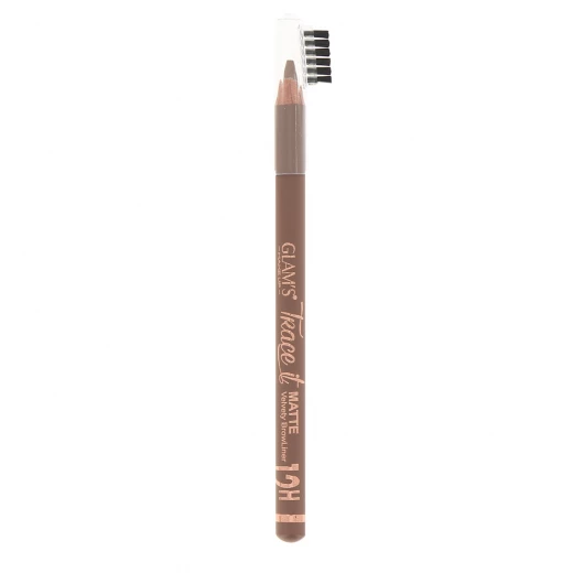 Glam'S Trace It Waterproof Eyebrow Pencil with Jojoba Oil for Defined Eyebrows Long Lasting Wear Glam'S Trace It Waterproof Eyebrow Pencil with Jojoba Oil for Defined Eyebrows Long Lasting Wear