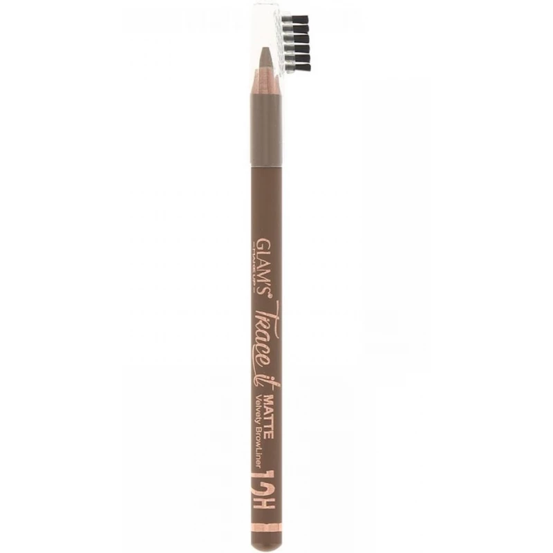 Glam'S Trace It Waterproof Eyebrow Pencil 796 for Natural Brows All Day Wear Makeup - Glam's