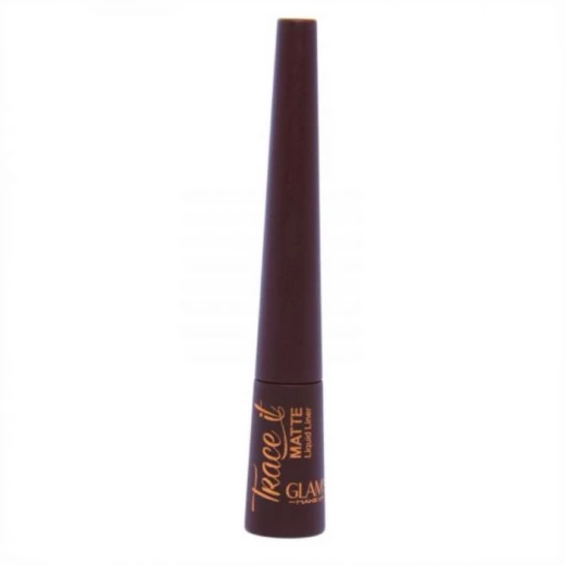 Glam's Trace It Waterproof Brown Liquid Eyeliner Matte Finish Long Lasting Eye Makeup for Precise Application Glam's Trace It Waterproof Brown Liquid Eyeliner Matte Finish Long Lasting Eye Makeup for Precise Application