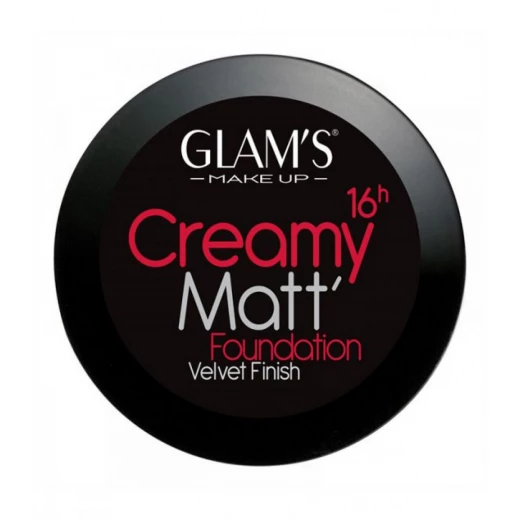 Glam's Creamy Matt Foundation for Oily Skin Soft Honey 244 Medium Coverage 30ml Makeup Glam's Creamy Matt Foundation for Oily Skin Soft Honey 244 Medium Coverage 30ml Makeup