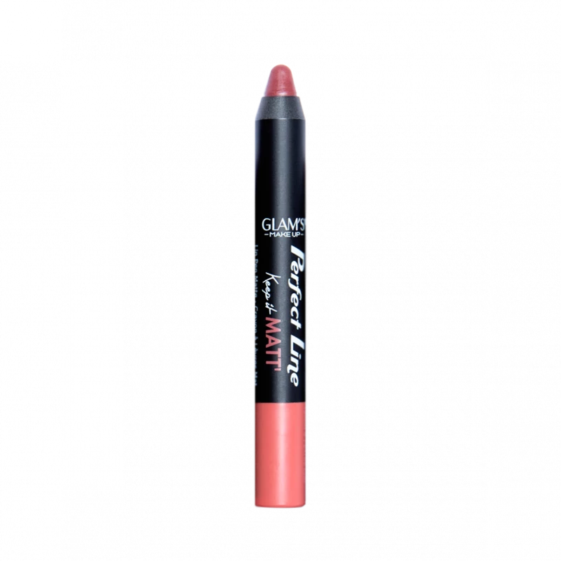 Glam's Perfect Line Long Lasting Matte Lip Liner Makeup Essential for Defined Lips - Glam