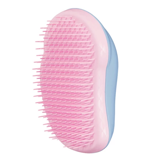 فرشاة تصفيف الشعر وفك تشابك الشعر باللون الأزرق من تانجل تيزر فرشاة تصفيف الشعر وفك تشابك الشعر باللون الأزرق من تانجل تيزر