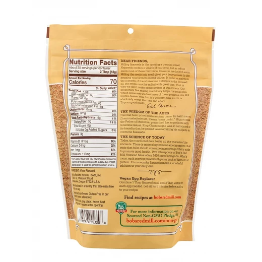 Bob's Red Mill, Flaxseed Meal, 453gram - Bob's Red Mill - Image 5