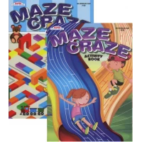 Bazic Kappa Maze Craze  Puzzles Book