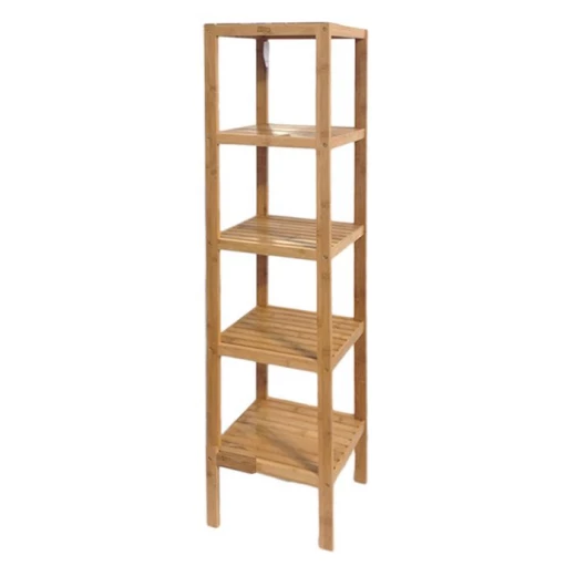 Nova Home Fend Rack Unit, Bamboo, 5 Shelves, Beige Color Nova Home Fend Rack Unit, Bamboo, 5 Shelves, Beige Color