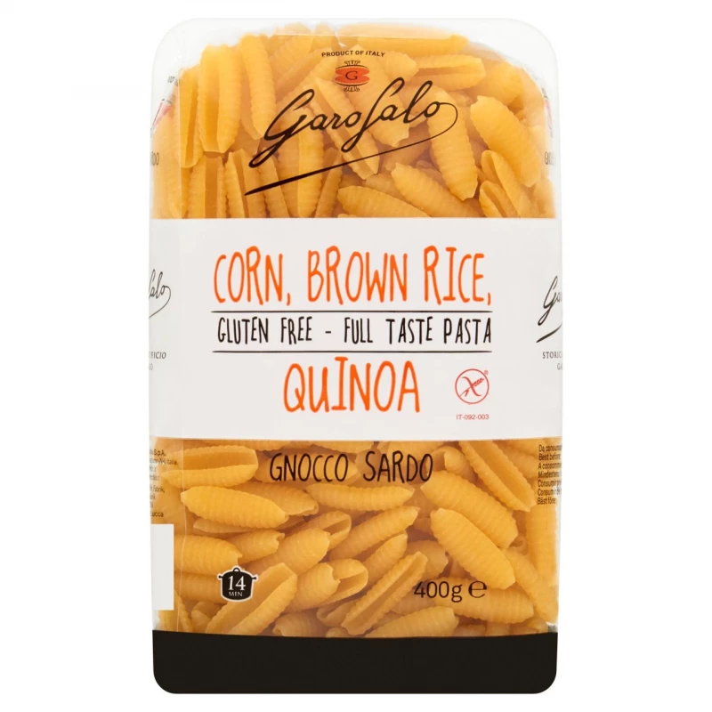Garofalo GF Corn Brown Rice Quinoa Gnocco Sardo, 400gram - Garofalo