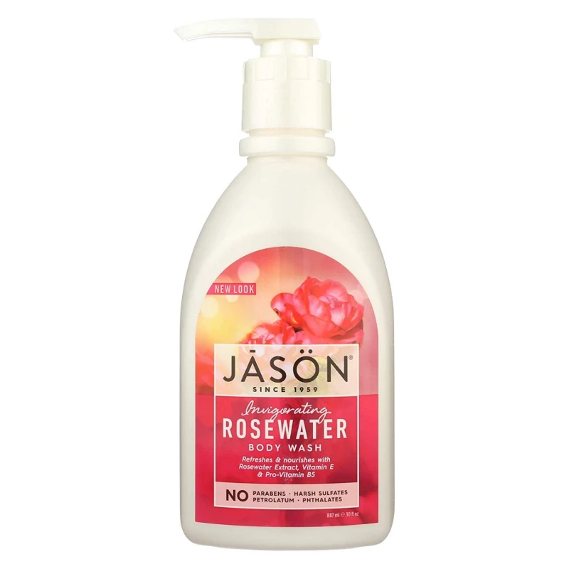 Jason Rose Water Body Wash, 887ml - JASON