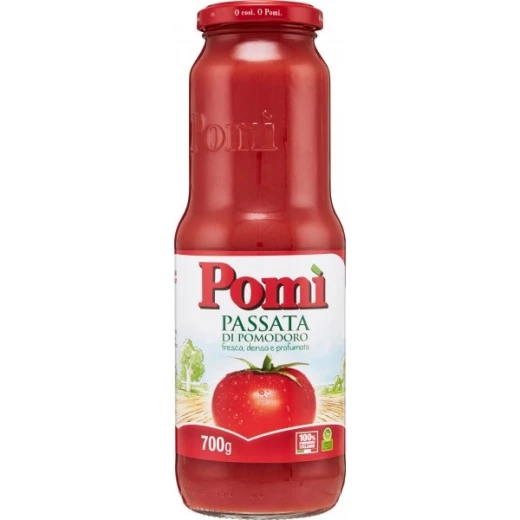 Pomito Strained Crushed Tomatoes Glass, 700gram Pomito Strained Crushed Tomatoes Glass, 700gram