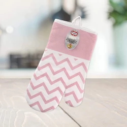 Dr. Oetker Cotton Oven Glove, Pink Color