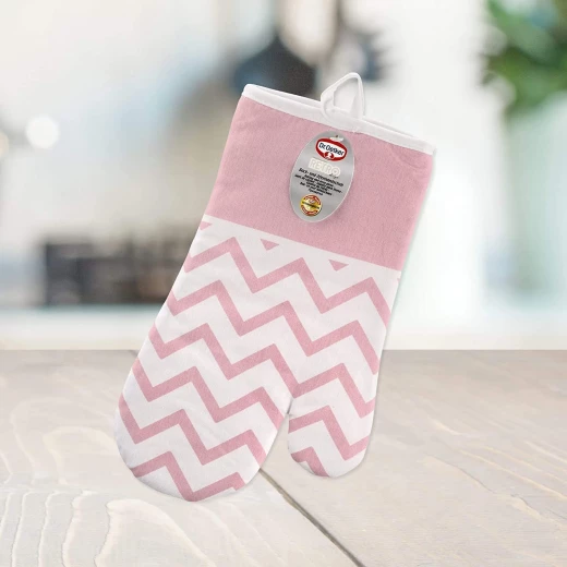 Dr. Oetker Cotton Oven Glove, Pink Color Dr. Oetker Cotton Oven Glove, Pink Color