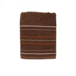بشكير, منشفة مصنوعه من القطن, باللون البني من نوفا هوم - نوفا هوم